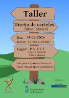 Cartel del Taller «Diseño de carteles» (nivel Básico) para PVEST